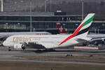 Emirates Airlines, A6-EOM, Airbus A380-861, msn: 187, 21.Februar 2025, ZRH Zürich, Switzerland.