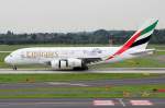 Emirates A6-EOF nach der Landung in Düsseldorf 13.9.2015