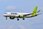 YL-ABA , Air Baltic , Airbus A220-300 (BD-500-1A11) , Berlin-Brandenburg  Willy Brandt  , BER , 08.08.2024 ,