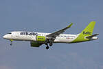 Air Baltic, YL-ABJ, Airbus A220-300, msn: 55165, 05.Juli 2024, MXP Milano Malpensa, Italy.