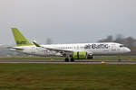 Air Baltic, YL-AAR, Airbus A220-371, msn: 55053, 17.November 2024, ZRH Zürich, Switzerland.