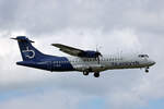 Blue Islands, G-ISLM, ATR 72-500, msn: 762, 15.Juni 2024, ZRH Zürich, Switzerland.