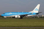 KLM - Royal Dutch Airlines Boeing 737-700 PH-BGM in Amsterdam am 12.05.2024