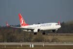 Turkish Airlines, Boeing B 737-8F2, TC-JVS, BER, 08.03.2024