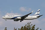 EL AL Israel Airlines, 4X-EKP, Boeing B737-8Q8, msn: 30639/935,  Nahariya , 05.Juli 2024, MXP Milano Malpensa, Italy.