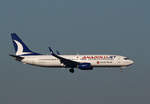 Anadolujet, Boeing B 737-8F2, TC-JFL, BER, 19.01.2025