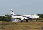 EL AL, Boeing B 737-958(ER), 4X-EHH, BER, 09.06.2023