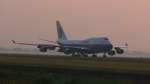 Am 12.06.2011 landete diese Boeing 747-400 in Amsterdam mit der Kennung 9M-MPF von Malaysia Airlines