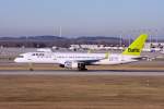 YL-BDC / Air Baltic / B757-256(W) beim Start in MUC nach Riga (RIX) 16.01.2011