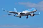 G-OOBE / Thomson Airways / B757-28A(W) im Landeanflug in Arrecife (ACE) 20.03.2014