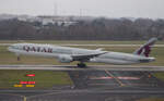 Qatar Airways | A7-BAI | Boeing 777-3DZ(ER) | Düsseldorf DUS/EDDL | 17/02/2023