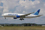 United Airlines, N788UA, Boeing B777-222ER, msn: 26942/82, 13.Juni 2024, ZRH Zürich, Switzerland.