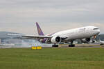 Thai Airways, HS-TKO, Boeing 777-3ALER, msn: 41524/1107, 14.September 2024, ZRH Zürich, Switzerland.