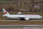 Air Canada, C-FIUA, Boeing B777-233ER, msn: 35239/640, 24.Januar 2025, ZRH Zürich, Switzerland.