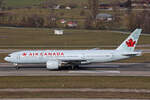 Air Canada, C-FIUA, Boeing B777-233ER, msn: 35239/640, 24.Januar 2025, ZRH Zürich, Switzerland.