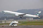 Cathay Pacific, B-KQI, Boeing 777-367ER, msn: 41429/1139, 26.Dezember 2018, ZRH Zürich, Switzerland.