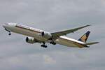 Singapore Airlines, 9V-SWA, Boeing B777-312ER, msn: 34568/586, 28.Juni 2007, ZRH Zürich, Switzerland.