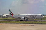 Emirates Airlines, A6-EPM, Boeing B777-31HER, msn: 42332/1397, 22.Dezember 2024, MLE Malé, Maldives.