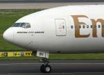 Emirates , A6-EBV, Boeing 777-300 ER (Bug/Nose), 28.07.2011, DUS-EDDL, Dsseldorf, Germany 

