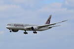 A7-BHC , Qatar Airways , Boeing 787-9 Dreamliner , Berlin-Brandenburg  Willy Brandt  , BER , 14.05.2022 ,