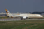 Etihad Airways, A6-BLZ, Boeing B787-9, msn: 42369/858, 04.Juli 2024, MXP Milano Malpensa, Italy.