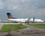 Augsburg Airways Dash 8 D-ADHB Flughafen Mnchen 27.06.2010