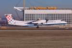 9A-CQE  Zagorje  / Croatia Airlines / DHC 8-402Q in MUC bei der Landung aus Zagreb (ZAG) 28.12.2013