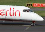 Air Berlin (LGW), D-ABQD, De Havilland Canada, 8Q-400 (Bug/Nose), 02.04.2014, DUS-EDDL, Dsseldorf, Germany