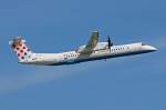 9A-CQE  Zagorje  / Croatia Airlines / DHC 8-402Q in MUC im Steigflug nach Split (SPU) 04.06.2014