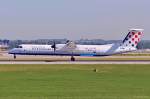 9A-CQC   Istra  / Croatia Airlines / DHC8-402Q in MUC bei der Landung aus Split (SPU) 10.06.2014