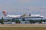 9A-CQB  Lika  / Croatia Airlines / DHC 8-402Q vor der Landung in MUC aus Split (SPU) 26.06.2014