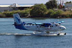 Maldivian, 8Q-IAJ, De Havilland Canada DHC-6-300 Twin Otter, msn: 276, 08.Dezember 2024, MLE Malé, Maldives.