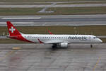 Helvetic Airways, HB-JVJ, Embraer ERJ-195AR, msn: 19000386, 22.Januar 2025, ZRH Zürich, Switzerland.