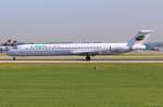LZ-LDU / Bulgarian Air Charter / MD82 bei der Landung in MUC aus Burgas (BOJ) 10.06.2014