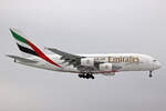 Emirates Airlines, A6-EON, Airbus A380-861, msn: 181, 12.Januar 2024, ZRH Zürich, Switzerland.